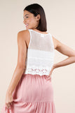 Crochet Knit Boho Vest