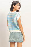 Striped Sleeveless Top
