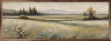 Valley With Flowers Left - 24x8