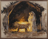 Holy Night Large Manger 10x8