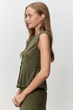 Corduroy Sleeveless Top