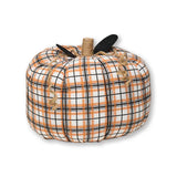 Xl Hallo Plaid Fabric Pumpkin