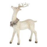 Resin Deer W/neck Wreath