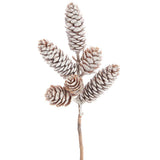 Iced Plastic Pinecone Pick