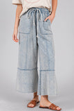 Mineral Washed Terry Knit Pants