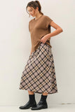 Campbell Plaid A-Line Skirt
