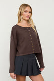 Wide Sleeve Boxy Cardigan