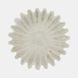 Fluted Paper Mache Bowl, Ivory