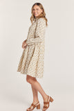 Cotton Floral Mini Dress