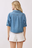 Collared Chambray Shirt