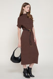 Belted Sweater Dress