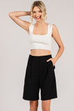 Twill Bermuda Shorts