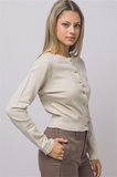 Lace Trimmed Cardigan