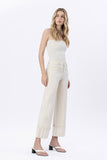 Super High Rise Cuffed Wide Leg Jeans
