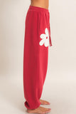 Floral Applique Joggers