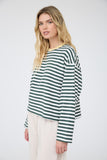 Striped Boxy Knit Top
