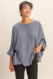 Striped Oversized Top