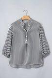 Striped Button Front Shirt