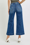 High Rise Front Patch Pocket Jeans