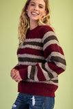 Striped Raglan Sweater