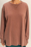 Dropped Shoulder Long Sleeve T-Shirt