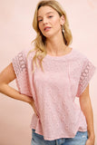 Floral Eyelet Top