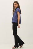 Lace Trim Cotton Voile Romantic Blouse