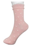 Mini Heart Crew Sock