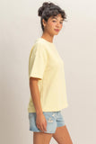 Short Sleeve Crew Neck Top