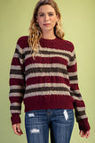 Striped Raglan Sweater