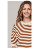 Striped Round Neck Sweater