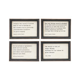 Wood Framed Wall Décor W Saying