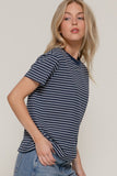 Short Sleeve Striped Tee