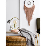 Recycled Cotton Blend Knit Throw W/fringe, Grey