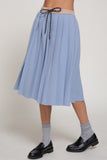 Pleated Midi Skirt