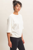 Washed Crew Neck Tee