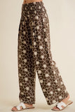 Floral Wide Leg Pants