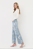 High Rise Vintage Floral Jeans