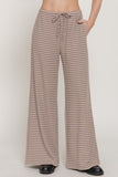 Striped Ribbed Long Pants