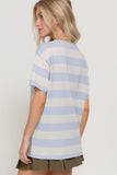 Ciao Bella Striped Graphic Tee