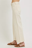 High Rise Cropped Wide Leg Jeans