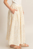 Floral Embroidered Maxi Skirt