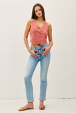 Soft Washed Tencel Vest