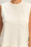 Sleeveless Cotton Top