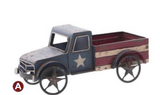 Metal Blue/red Truck