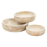Whitewashed Mango Wood Bowl