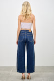 High Rise Low Curve Barrel Leg Jeans