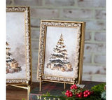 Vintage Christmas Tree Frame