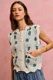 Floral Sweater Vest