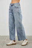 High Rise Low Curve Barrel Leg Jeans